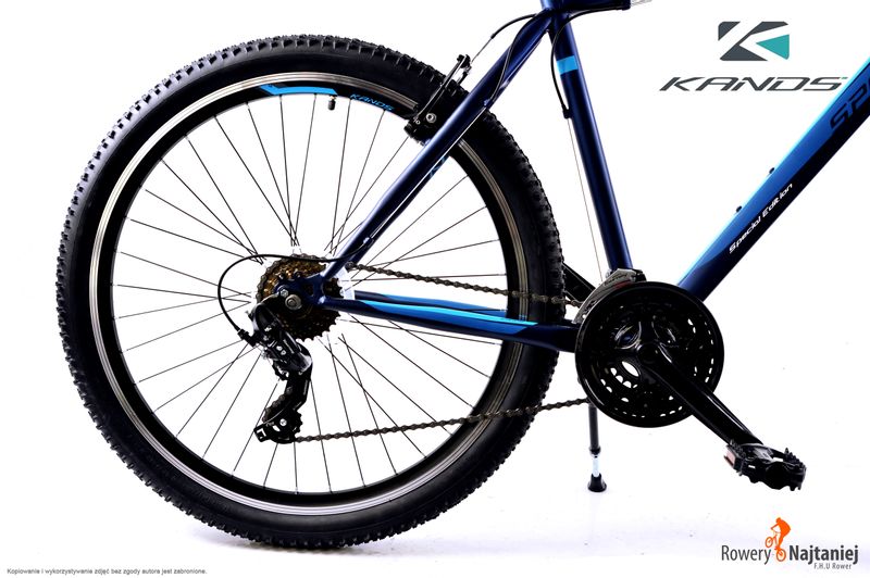 ROWER MTB 27,5 KANDS SPECTRO CZARNONIEBIESKI RAMA 18" 2021 Arena.pl