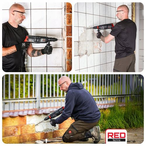 MŁOTOWIERTARKA MŁOT UDAROWY WIERTARKA UDAROWA SDS+ 2600W 4J WALIZKA na Arena.pl