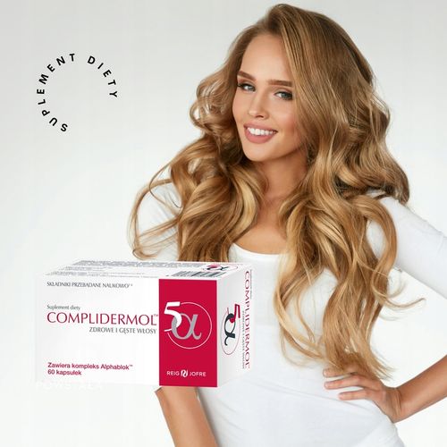 Complidermol 5alfa 60 kaps + lotion do włosów 30% taniej na Arena.pl