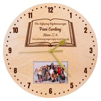 Prezent Na Zakończenie Roku Dla Nauczyciela Zegar Ze Zdjęciem