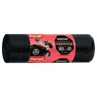 worki na śmieci 160l czarne 10szt big strong paclan