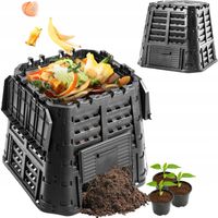 KOMPOSTOWNIK MODULOWY POJEMNIK NA KOMPOST ODPADY BIO PLASTIKOWY NA OGROD