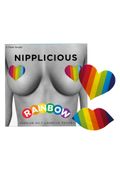 Tęczowe Ozdoby Samoprzylepne Na Sutki - Nipplicious Rainbow Pasties