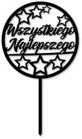 Topper na tort - Wszystkiego Najlepszego - koło