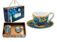 Filiżanka espresso Vanessa - V. van Gogh, Irysy (CARMANI)