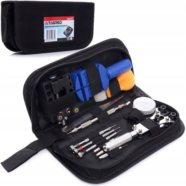 ZESTAW ZEGARMISTRZOWSKI NARZĘDZIA IMAK KLUCZ ETUI zdjęcie 1