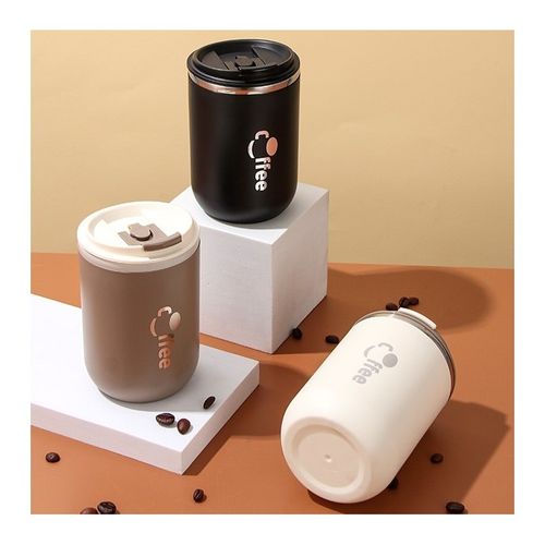 duży pojemny kubek termiczny ze słomką 500 ml termos zamykany coffe na Arena.pl