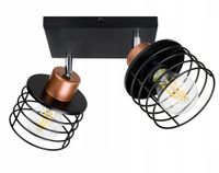 LAMPA PLAFON ŻYRANDOL ruchomy loft drut SPRĘŻYNA 2