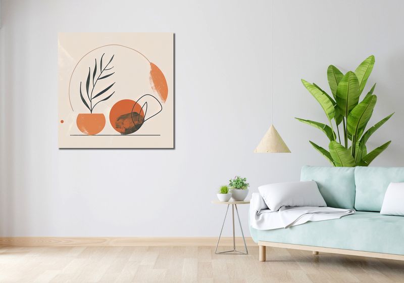 Obraz 90x90cm Tonacja Pasteli zdjęcie 2