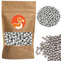 Posypka cukrowa perełki Srebrne śr. 5 mm do lodów i deserów 50g