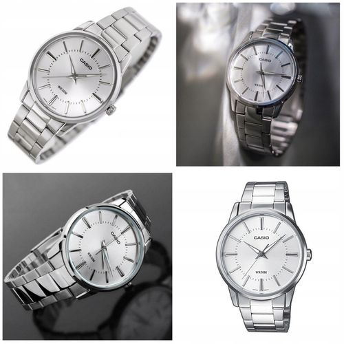 ZEGAREK MĘSKI CASIO MTP-1303PD stalowy klasyczny +BOX +GRAWER na Arena.pl