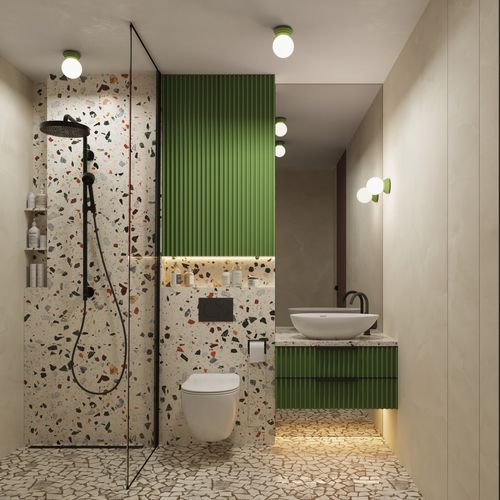 Plafon ZORI zielony IP44 na Arena.pl