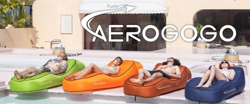 MATERAC dmuchany automatycznie LEŻAK AEROGOGO CS1 ZIELONY na Arena.pl