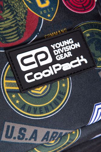 COOLPACK BASIC PLUS PLECAK MŁODZIEŻOWY MILITARY PATCHES 27L na Arena.pl