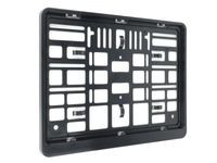 Ramka na tablicę rejestracyjną dwurzędowa, czarna