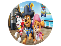 Opłatek na tort Psi Patrol