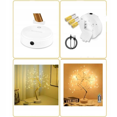 GAŁĄZKI ŚWIETLNE LED, 45 CM LAMPKA LED W KSZTAŁCIE GAŁĘZI LAMPKA CHOINKOWA na Arena.pl