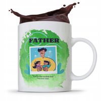 Kubek Na Dzień Ojca Dla Taty Father Prezent Z Nadrukiem Ze Zdjęciem