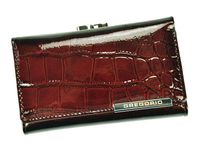 Lakierowany Skórzany damski portfel od Gregorio