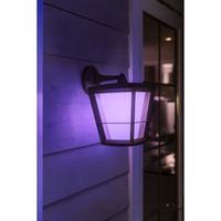 Kinkiet ogrodowy Philips czarny zintegrowane źródło LED 15 W