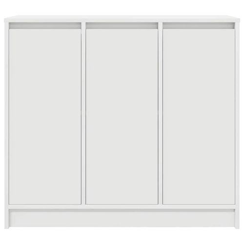 Komoda Biała 85x34x76 cm Drewno klejone na Arena.pl