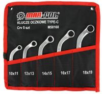 KLUCZE OCZKOWE TYP-C 5-ELE (10-19mm)
