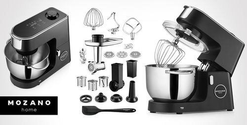 ROBOT PLANETARNY KUCHENNY PODGRZEWANA MISA 6,2L MIKSER DUŻY ZESTAW na Arena.pl