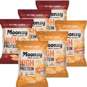 Moonsy Chipsy z soczewicy o smaku Barbecue & Cheddar 60 g x 6 sztuk