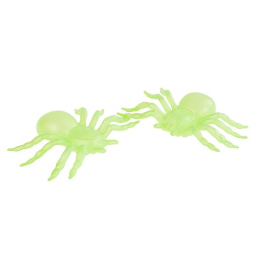 PAJĄKI HALLOWEEN SZTUCZNE 2SZT ŚWIECĄCE W CIEMNOŚCI FLUORESCENCYJNE na Arena.pl