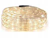 WĄŻ ŚWIETLNY LED LAMPKI CHOINKOWE ZEWNĘTRZNY MOCNY 720 LED 30m BIAŁY CIEPŁY
