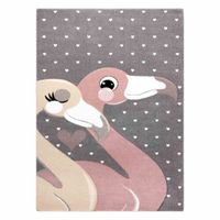 RUG/LU/TINIES/FLAMINGOS/GREY/120x170