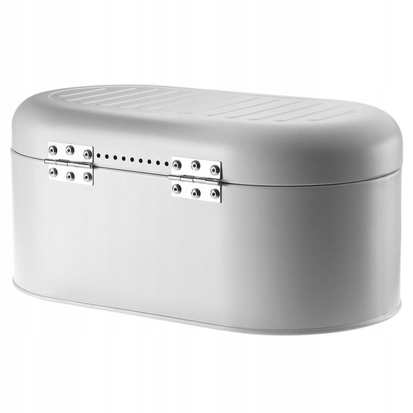 Chlebak Pojemnik Na Pieczywo Chleb Duży Stalowy zdjęcie 6