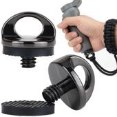 uchwyt na pasek 1/4" śruba aparatu gimbala 21 mm stop cynku guma czarny