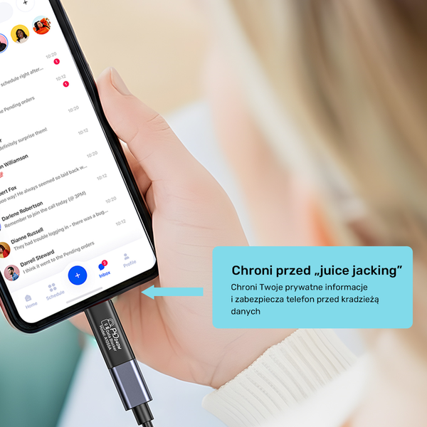 Unitek Adapter blokujący dane USB-C zdjęcie 6