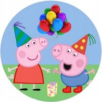 Opłatek na tort Urodziny Świnka Peppa Postać Okazjonalny