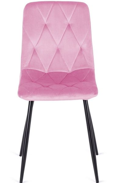 Krzesło tapicerowane BORGO VELVET PINK zdjęcie 2