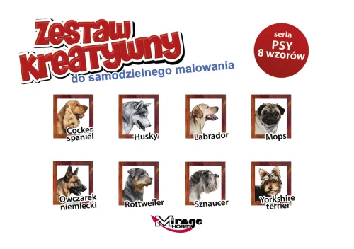 Zestaw kreatywny. Mops na Arena.pl