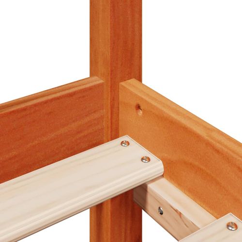 Rama łóżka bez materaca, woskowy brąz, 120x190 cm, sosnowa na Arena.pl