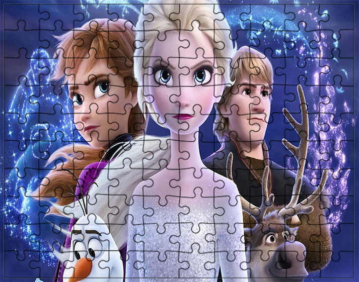 Puzzle Kraina Lodu zdjęcie 1