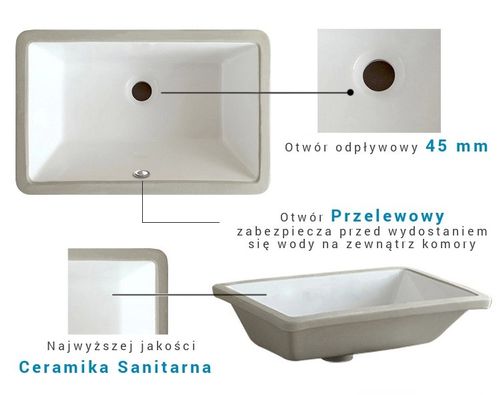 Umywalka Ceramiczna Lily na Arena.pl