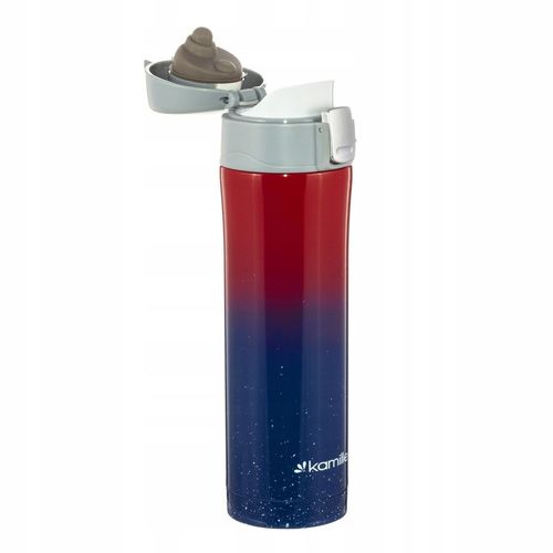 KUBEK TERMICZNY TERMOS STALOWY BUTELKA SZCZELNY pojemny bidon KAMILLE 450ml na Arena.pl