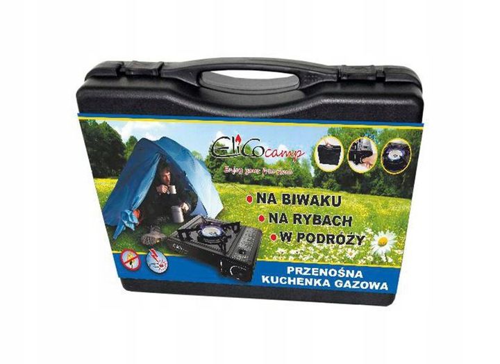 KUCHENKA TURYSTYCZNA POLOWA ElicoCamp 2200 W C zdjęcie 3