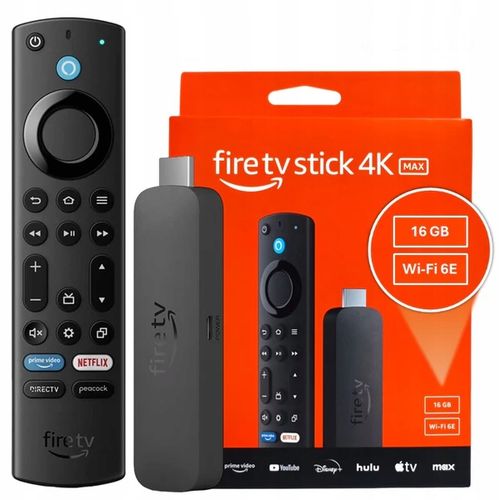 odtwarzacz multimedialny Amazon Fire TV Stick 4K MAX 16GB na Arena.pl