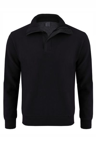 Sweter męski czarny Sebi Rozmiar - 4XL zdjęcie 2