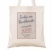 Torba na PREZENT na DZIEŃ NAUCZYCIELA DEDYKACJA