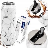 Termos Kubek Termiczny Stalowy Puszka Marmur Szczelny ORION 700 ml