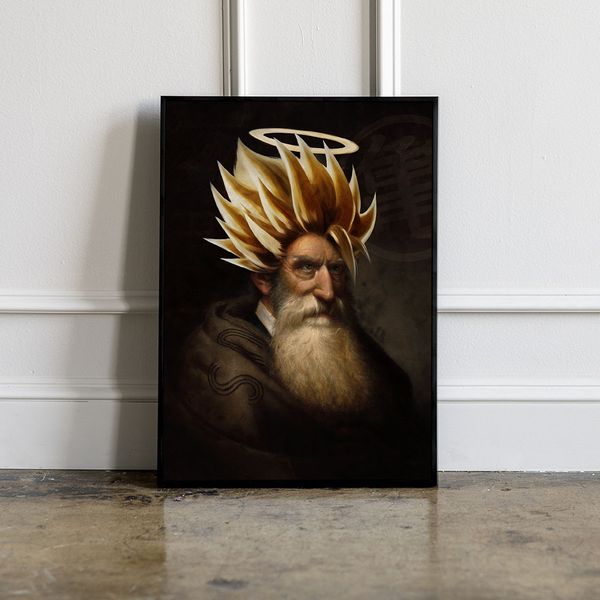 Plakat dragon ball super saiyan 50x70 cm zdjęcie 3
