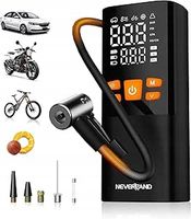 KOMPRESOR PRZENOŚNY ELEKTRYCZNY MINI POMPKA 150 PSI 16000 mAh NEVERLAND
