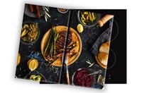 SZKLANA DESKA NA KUCHENKĘ 2x30x52 068C STEK