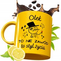 Złoty Kubek Premium Dla Olka Na Urodziny Na Prezent Z Nadrukiem Z Nadrukiem